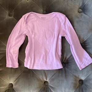 Long sleeve purple shirt